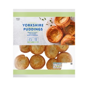 M&S 6 Beef Dripping Yorkshire Puddings Frozen