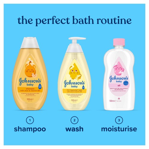 Johnson's Baby Oil for Delicate Skin