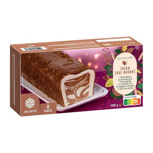 Picard Chocolate Marble Ice Cream Log 480g