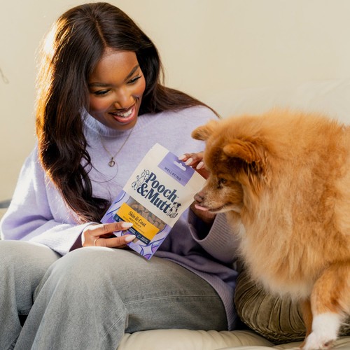 Pooch & Mutt Shrimp and Coconut Coat Care Meaty Dog Treats