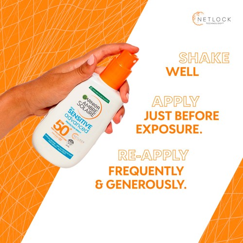 Ambre Solaire SPF 50+ Sensitive Sun Cream Spray