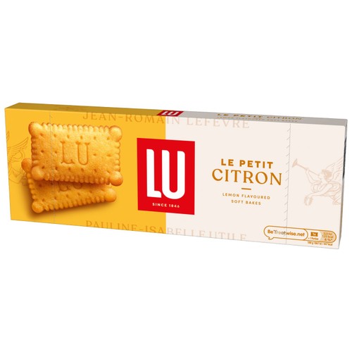LU Le Petit Citron Lemon Flavoured Soft Bakes Biscuits