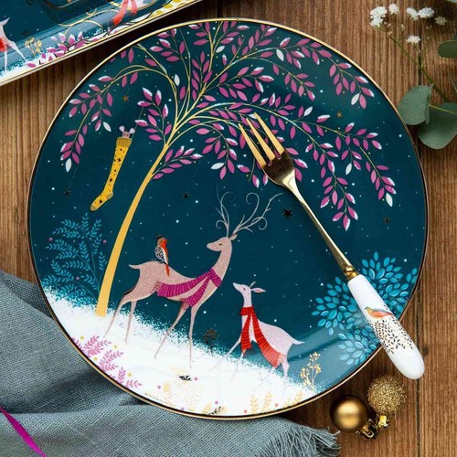 Sara Miller Portmeirion Fine China Woodland Tales Plates