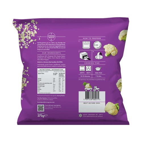 Strong Roots Cauliflower Hash Browns