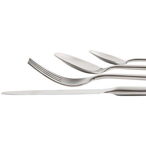 M&S Collection Manhattan Brushed Cutlery Set, Silver