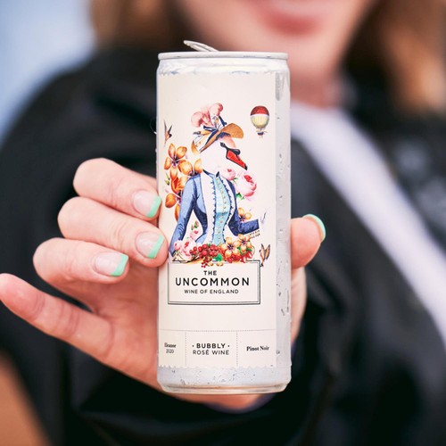 The Uncommon English Bubbly Rose Cans Multipack