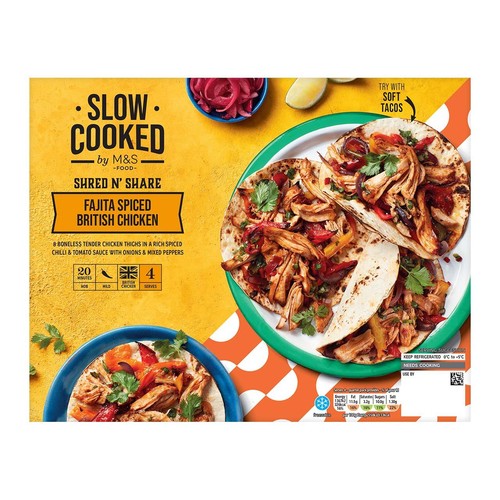 M&S Pulled Fajita Spiced Chicken Thighs
