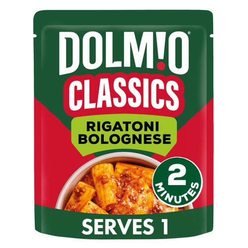 Dolmio Classics Rigatoni Bolognese Microwave Pasta Meal