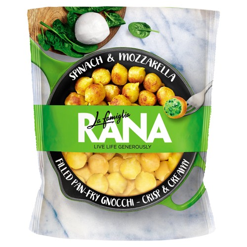 La Famiglia Rana Filled Pan-Fry Gnocchi Spinach & Mozzarella