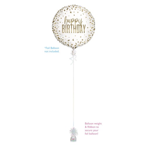 Ribbon & Weight For Party Balloons