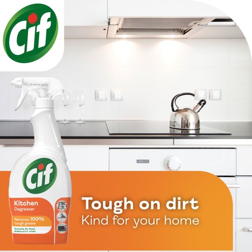 Cif Cleanboost Kitchen Cleaner Spray Deagreaser 700 ml