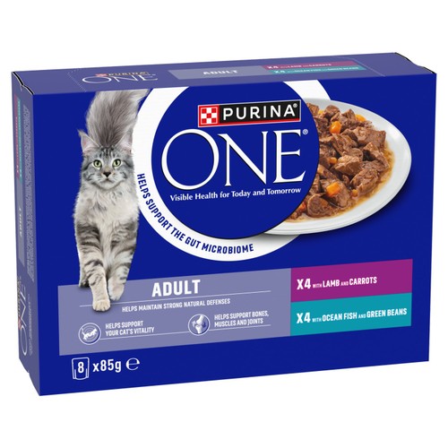 Purina One Mini Fillets Ocean Fish and Lamb Wet Cat Food