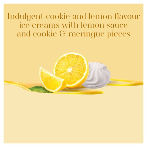 Carte D'Or Mini Indulgence Lemon Meringue Pie Ice Cream Tub Dessert