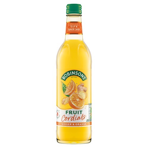 Robinsons Fruit Cordials Ginger & Orange