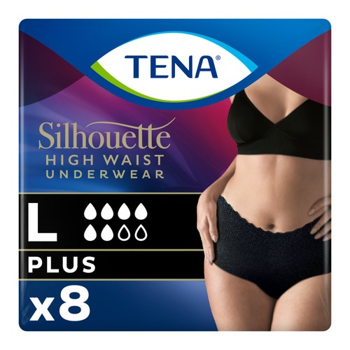 TENA Silhouette Incontinence Pants Black L