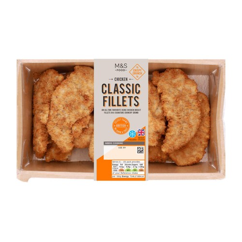 M&S British Crispy Breaded Chicken Breast Fillets