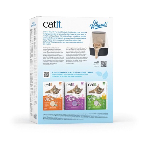 Catit Go Natural Pea Husk Mix Multi-Cat Litter Vanilla