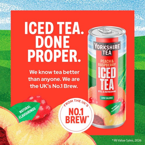 Yorkshire Tea Peach & Raspberry Iced Tea