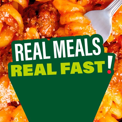 Dolmio Classics Meatballs Fusilli Microwave Pasta Meal