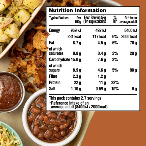 Tofurky Plant Based Chick'n Barbecue Pieces, Vegan