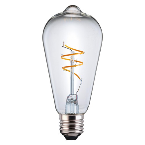 TCP Clear Glass Filament ST64 E27 4.2W Warm White