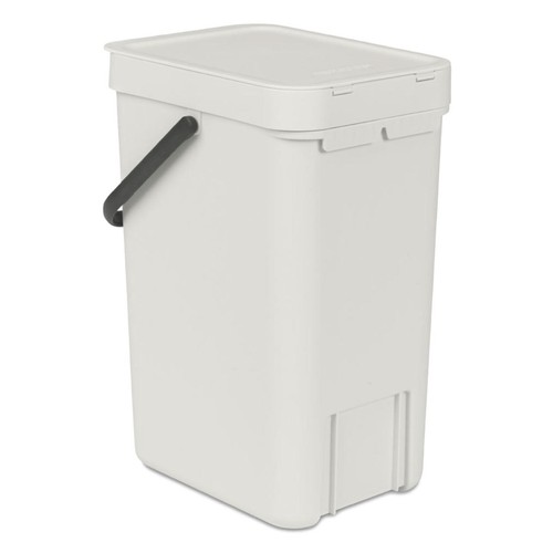 Brabantia Sort & Go Waste Bin 12L Light Grey