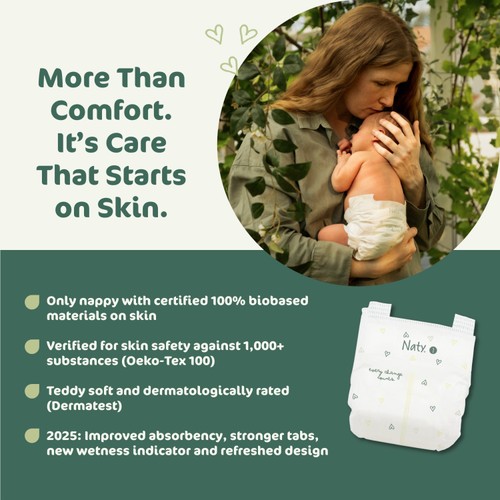 Naty BioEmbrace Nappies Size 1 (2-5kg)