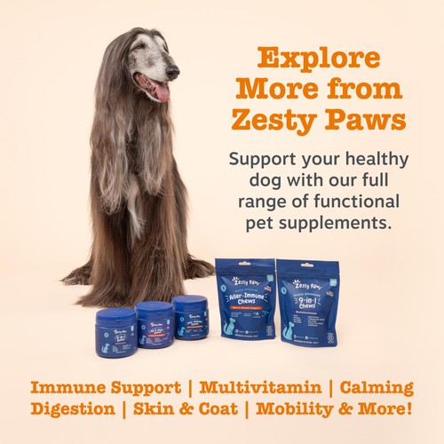 Zesty Paws Senior 9 in 1 Dog Chews Turkey Flavour