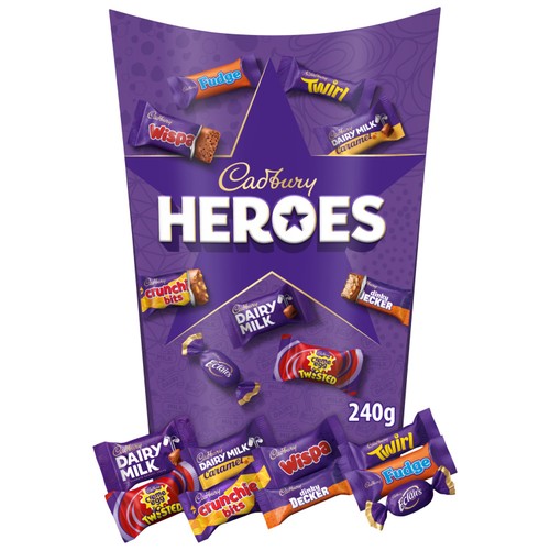 Cadbury Heroes Chocolate Carton