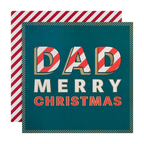 M&S Dad Text Christmas Card