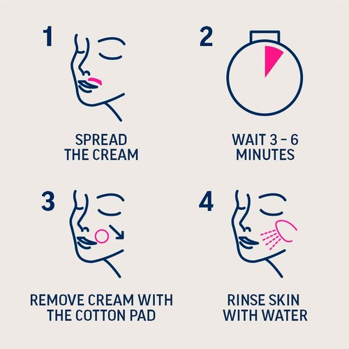 Veet Pure Hair Removal Kit Face Sensitive Skin