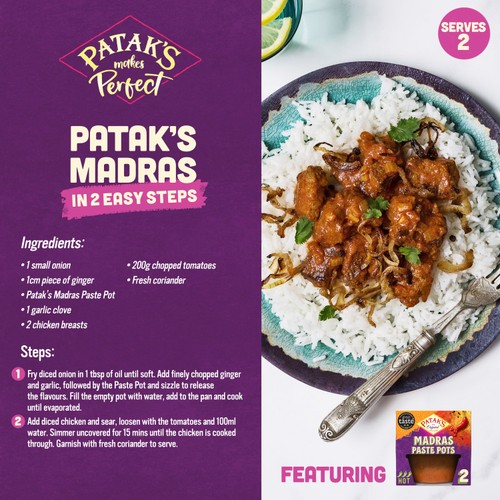 Patak's Madras Curry Paste Pot
