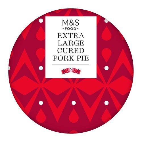 M&S British Extra Large Cured Pork Pie