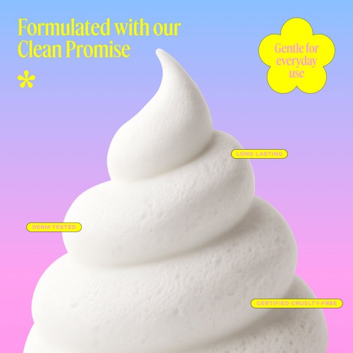 DAISE Foaming Body Wash in Pomegranate Whip, Ultra Hydrating for Skin
