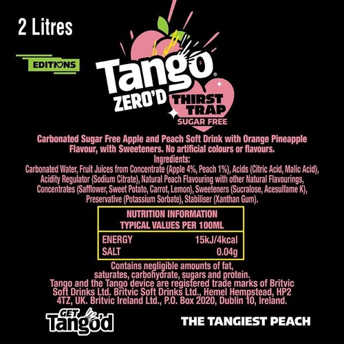Tango Peach Thirst Trap Zero