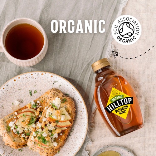 Hilltop Honey Organic Blossom Squeezy 