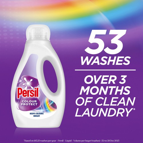 Persil Colour Protect Laundry Detergent Washing Liquid 53 Washes