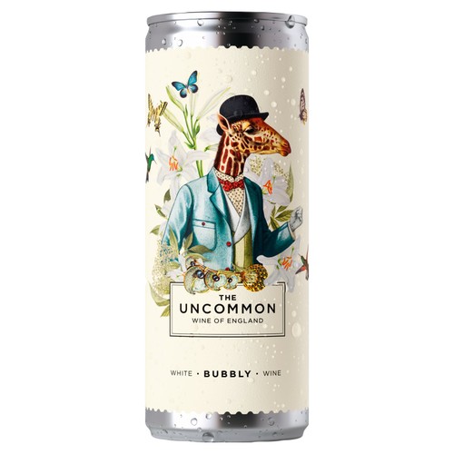 The Uncommon English Bubbly White Wine Can
