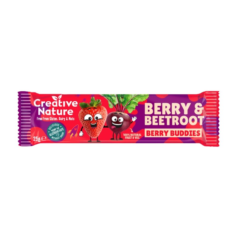 Creative Nature Berry & Beetroot Kids snack bar Multipack - Ocado
