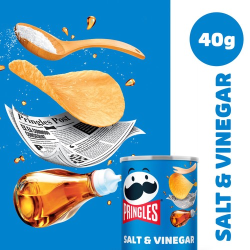 Pringles Salt & Vinegar Crisps Can