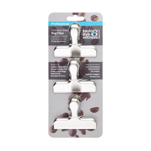 Stainless Steel Medium Bag Clips