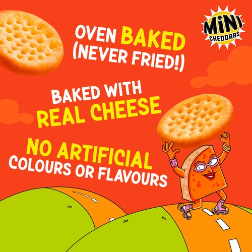 Jacob's Mini Cheddars Red Leicester Multipack Baked Snacks