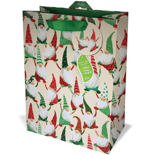 Dancing Gonks Large Christmas Gift Bag
