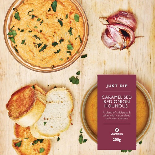 Just Dip Caramelised Onion Houmous