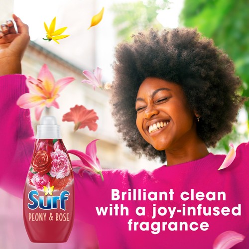 Surf Peony & Rose Liquid Laundry Washing Detergent 24 Washes