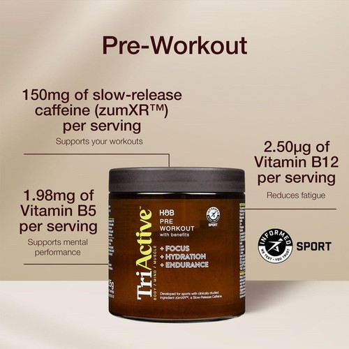 TriActive Sport Pre-Workout Blend "with Benefits" Raspberry & Lime