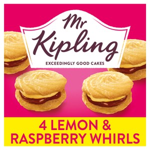 Mr Kipling lemon and Raspberry Mini Batts