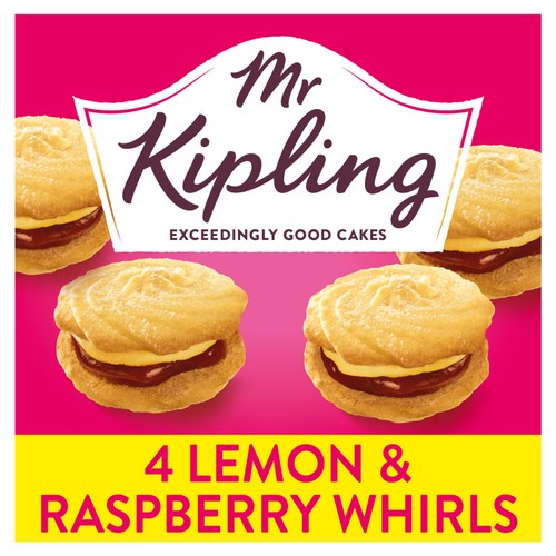 Mr Kipling Lemon and Raspberry Whirls