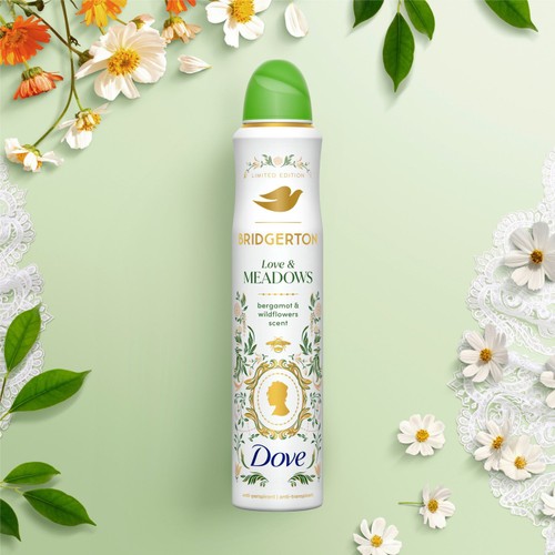 Dove Bridgerton Love & Meadows Deodorant Aerosol
