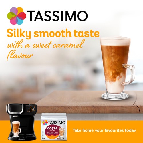 Tassimo Costa Caramel Latte Coffee Pods Ocado